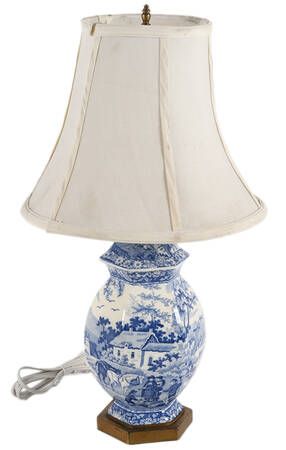 Staffordshire Porcelain Table Lamp