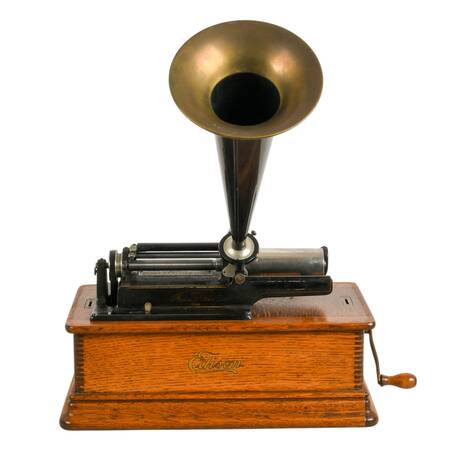 Antique Edison Cylinder Phonograph