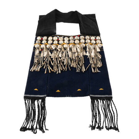 Middle Eastern Hand-Woven and Silver Crossbody Bag