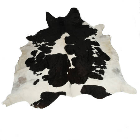 Cowhide Black and White Rug