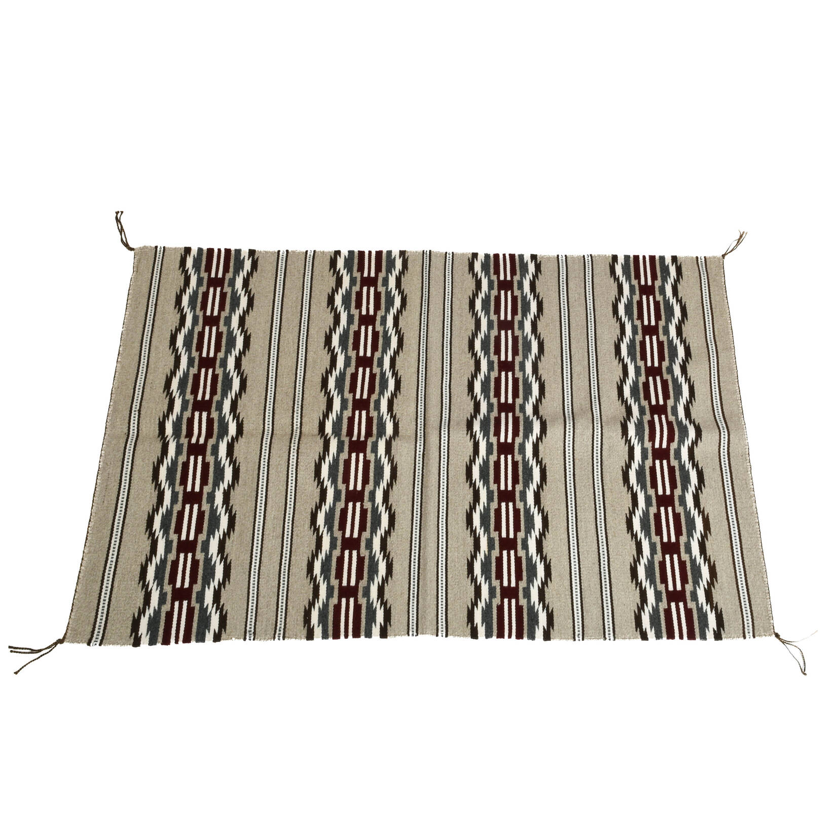 New Mexican Hand-Woven Navajo Wool Rug