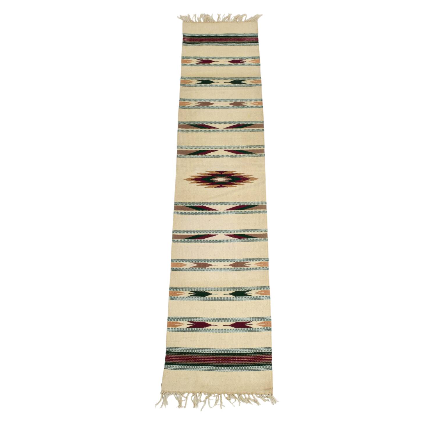Native Hand-Woven Wool Runner Rug