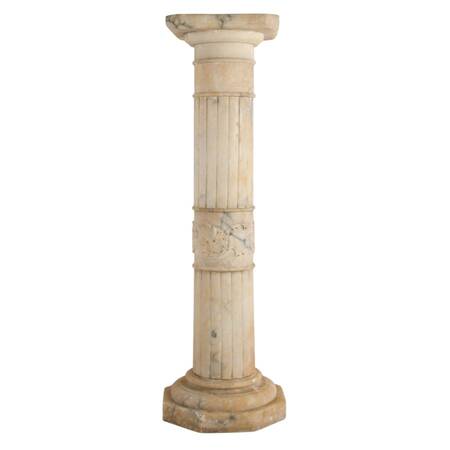 Antique Grand Tour Italian Alabaster Column