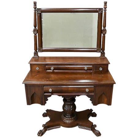 Antique Victorian Empire Desk