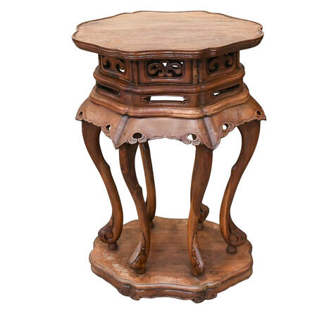 Chinese Ming-Style Hardwood Side Table Stand