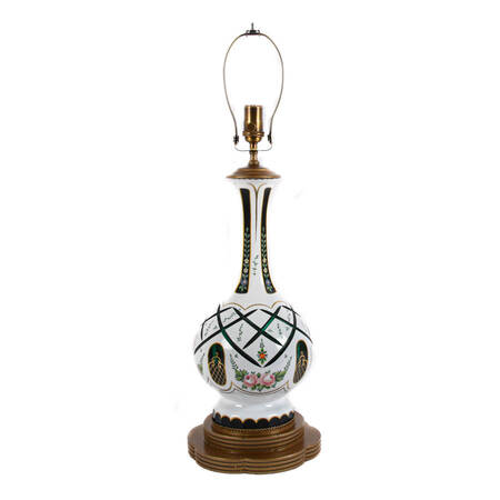 Bohemian Czech Table Lamp