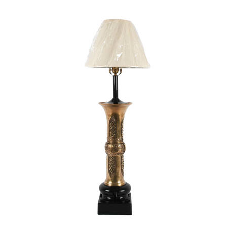Chinoiserie Brass Table Lamp