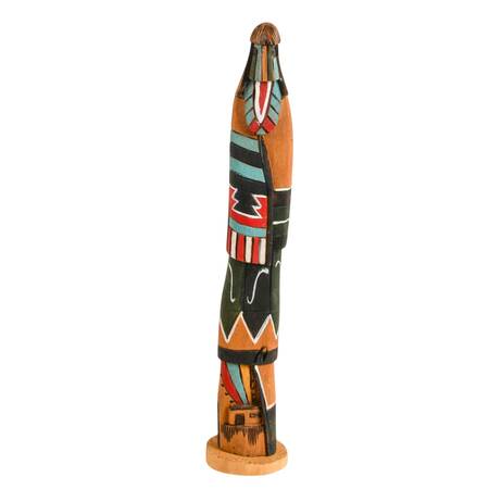 Hand-Carved Signed C. Tsosie "Shalako" Wooden Kachina Doll