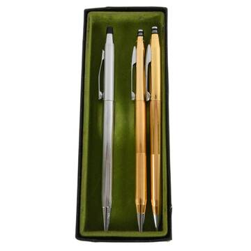 Set of a Cross Pen Paired with Galaxie Pencils
