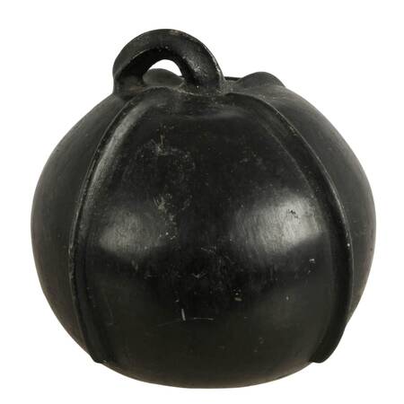 Traditional Mexican Barro Negro Pumpkin Piggy Bank