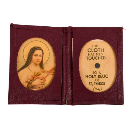 Antique Saint Thérèse of Lisieux Relic Card