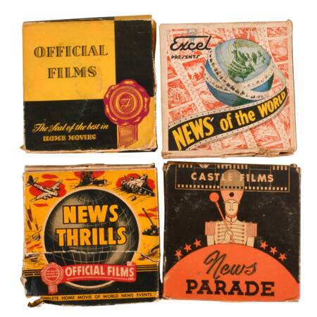 Four News-Themed 8mm Film Set