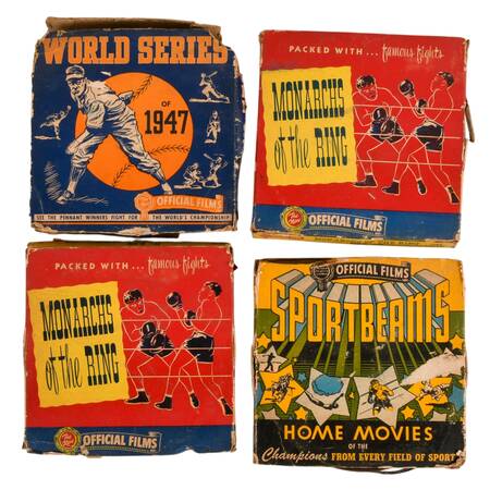 Four Sports-Themed 8mm Film Set