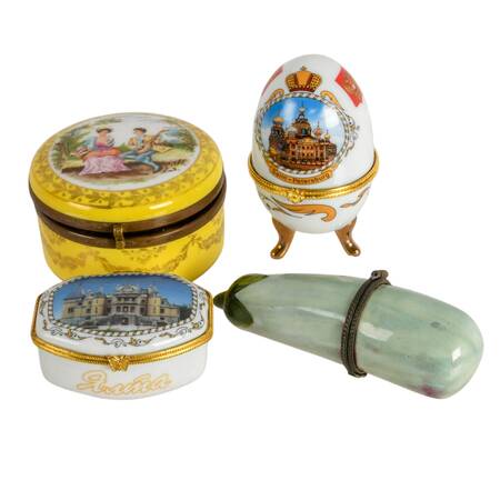 Four-Piece Trinket Box Collection