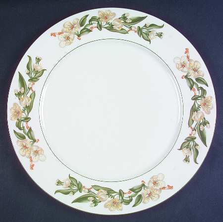 Blossom Breeze (Rim, Stoneware) 12" Chop Plate (Round Platter)