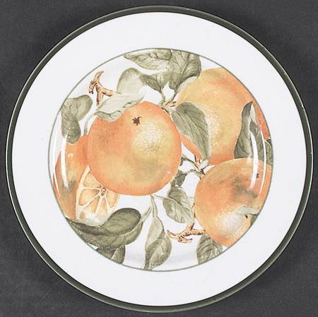 Blossom Breeze (Rim, Stoneware) Salad/Dessert Plate
