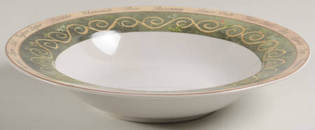 Bouquet Garni Large Rim Soup Bowl