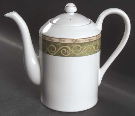 Bouquet Garni Coffee Pot & Lid