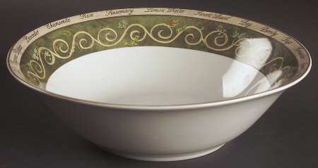 Bouquet Garni 9" Round Vegetable Bowl