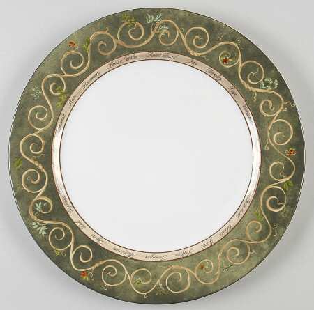 Bouquet Garni 12" Chop Plate (Round Platter)