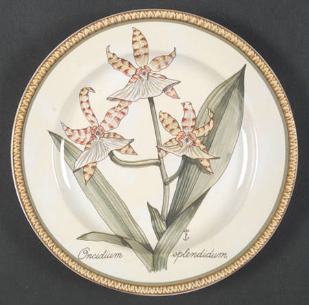 Botanical Salad/Dessert Plate