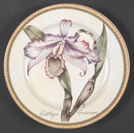 Botanical Salad/Dessert Plate
