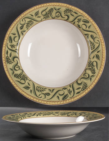 Botanical Large Rim Soup Bowl