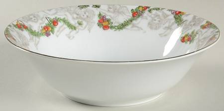 Cherubine 9" Round Vegetable Bowl