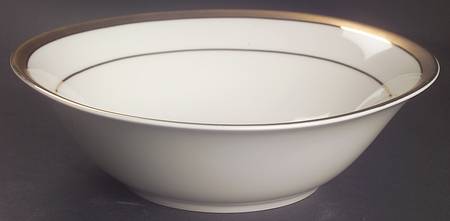 Florentine Gold Scroll 9" Round Vegetable Bowl