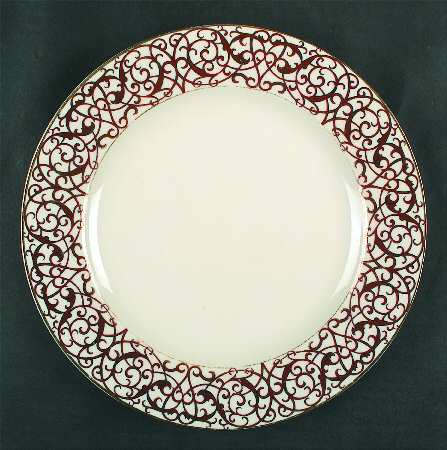 Florentine Scroll Burgundy by American Atelier