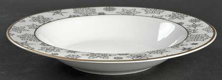 Flurries Large Rim Soup Bowl