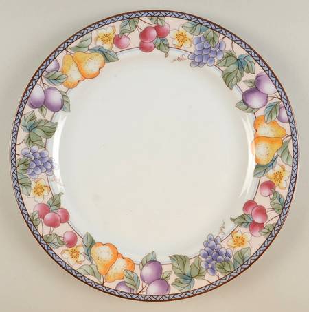 Fruit N' Flowers 12" Chop Plate (Round Platter)