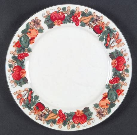 Pilgrims Harvest Dinner Plate