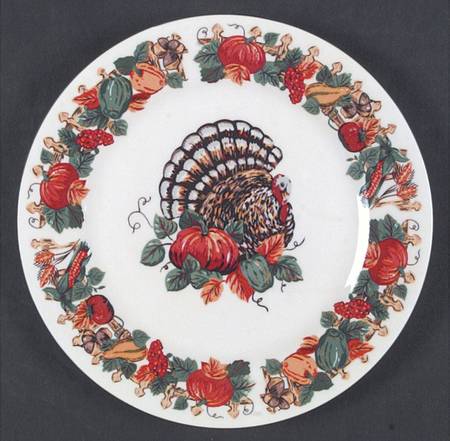 Pilgrims Harvest Salad Plate