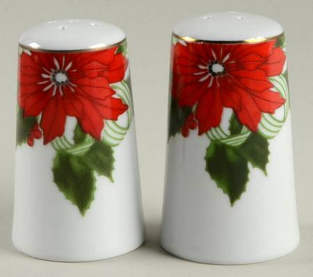 Poinsettias Salt & Pepper Set