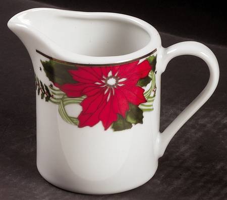 Poinsettias Creamer
