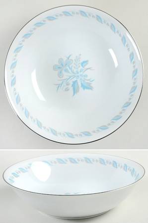 Sky Flower 9" Round Vegetable Bowl