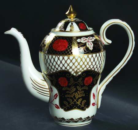 Chrysanthemum Coffee Pot & Lid