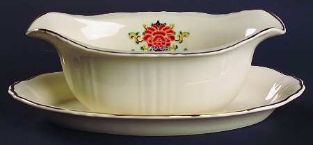 ABE14 Gravy Boat with Attached Underplate by Aberdeen