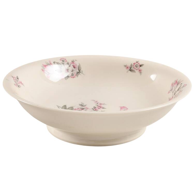 Moss Rose (Smooth Edge, No Trim) 9" Round Vegetable Bowl