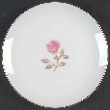 Golden Rose Bread & Butter Plate