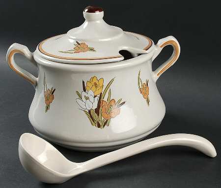 Adela Tureen & Lid w/Ladle & Underplate