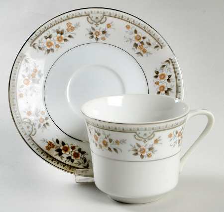 Francine Flat Cup & Saucer Set by Acsons