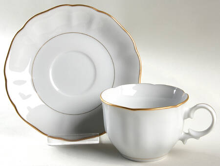 Lalique Flat Cup & Saucer Set
