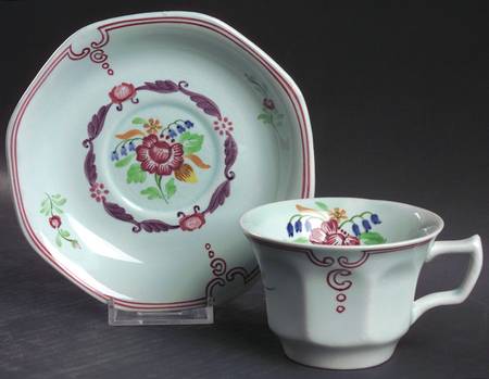 2475 Flat Cup & Saucer Set by Adams China