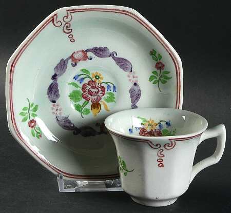 2475 Flat Demitasse Cup & Saucer Set