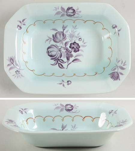 Regent Purple 9" Oval Vegetable Bowl