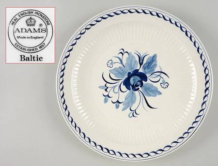 Baltic Blue (Newer, White) by Adams China
