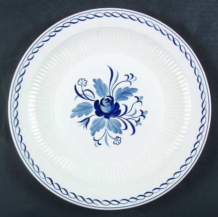 Baltic Blue (Newer, White) Service Plate (Charger)