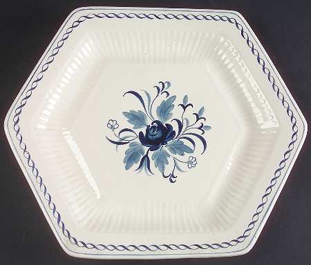 Baltic Blue (Newer, White) Underplate for Tureen